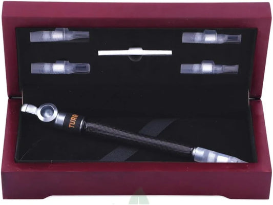 Turbo Medwakh Carbon Fibre Silver – Global Premium | VAPE DOKHA