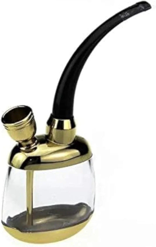 Mini Pipe Double Circulation Smoking Filter Hookah - Gold – Global Premium | VAPE DOKHA