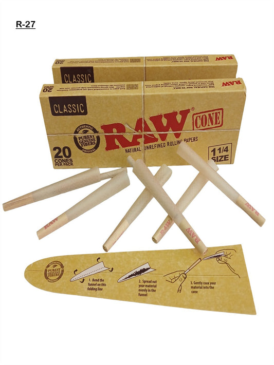 RAW_Classic_King_Size_6_Cone_Holder_Tin_metal_storage_box_for_pre_rolled_cone_Vape_Dokha.