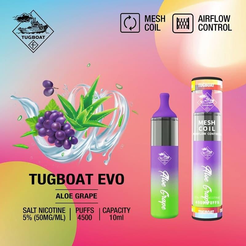 Tugboat EVO Disposable Vape 4500puffs – Global Premium | VAPE DOKHA