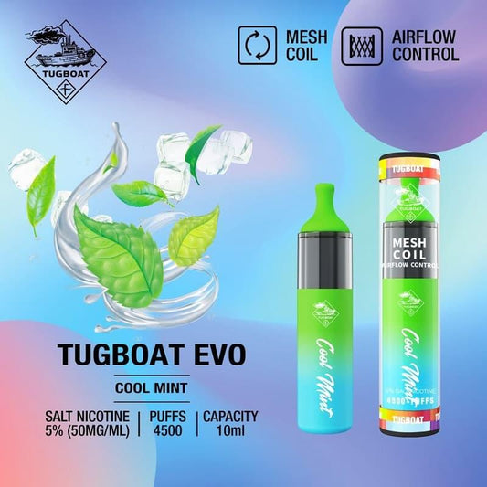 Tugboat EVO Disposable Vape 4500puffs – Global Premium | VAPE DOKHA