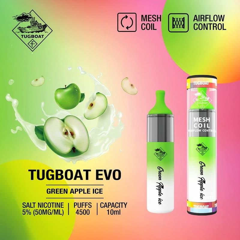 Tugboat EVO Disposable Vape 4500puffs – Global Premium | VAPE DOKHA