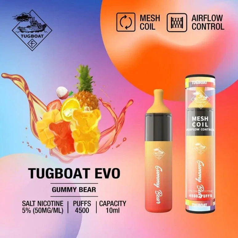 Tugboat EVO Disposable Vape 4500puffs – Global Premium | VAPE DOKHA