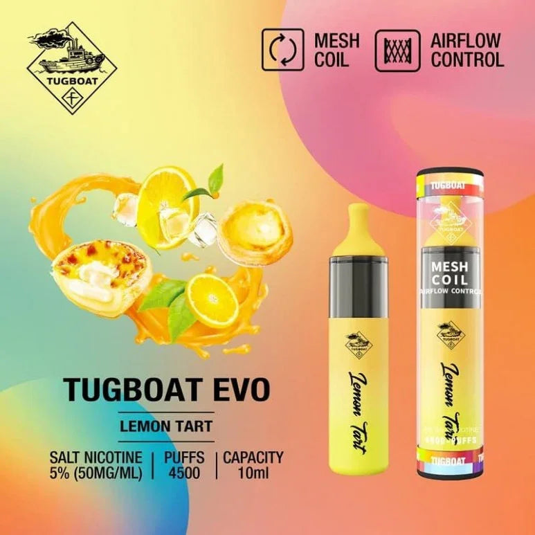 Tugboat EVO Disposable Vape 4500puffs – Global Premium | VAPE DOKHA