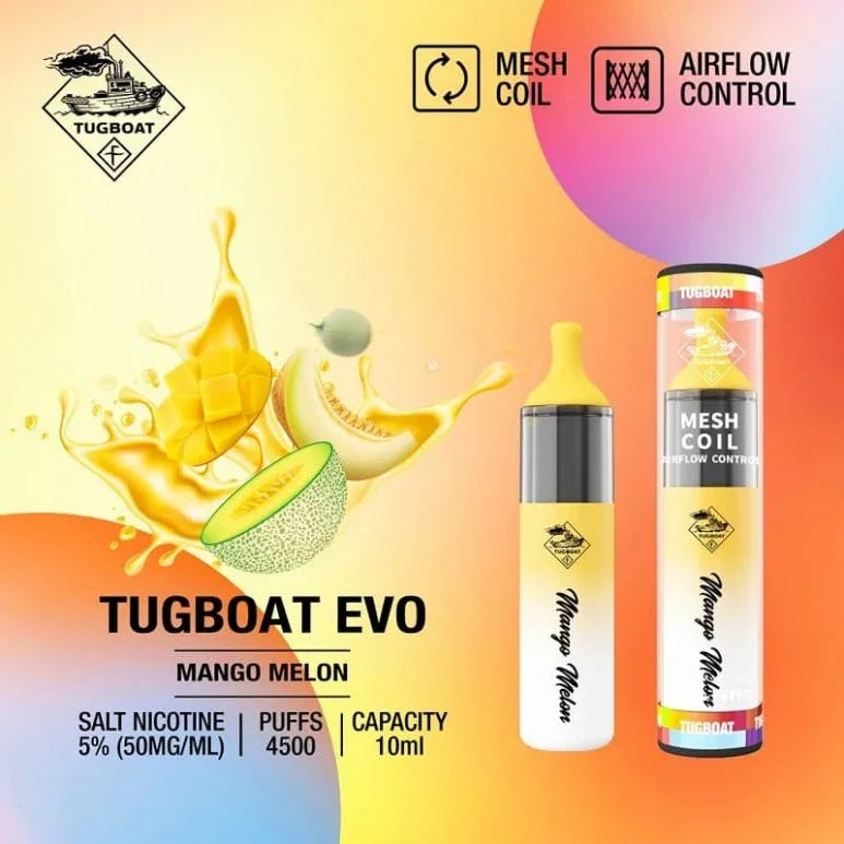Tugboat EVO Disposable Vape 4500puffs – Global Premium | VAPE DOKHA