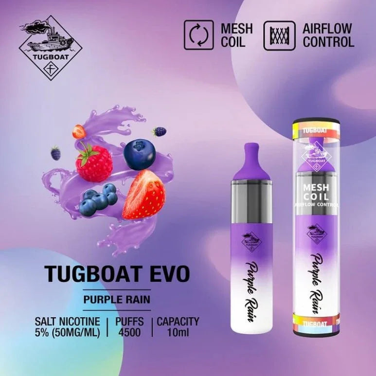 Tugboat EVO Disposable Vape 4500puffs – Global Premium | VAPE DOKHA