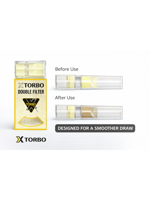 X-Torbo Double Filter Medwakh – 24 Pack