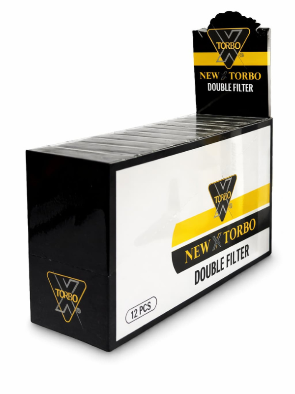 X TORBO Double Filter – 12 Pack Box (96 Disposable Filters)