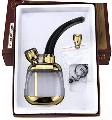 Mini Pipe Double Circulation Smoking Filter Hookah - Gold – Global Premium | VAPE DOKHA