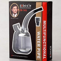 zobo Double Circulation Water Pipe (Silver) – Global Premium | VAPE DOKHA