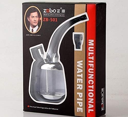 zobo Double Circulation Water Pipe (Silver) – Global Premium | VAPE DOKHA