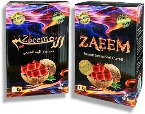 ZAEEM 72 COCONUT SHELL CHARCOAL – Global Premium | VAPE DOKHA