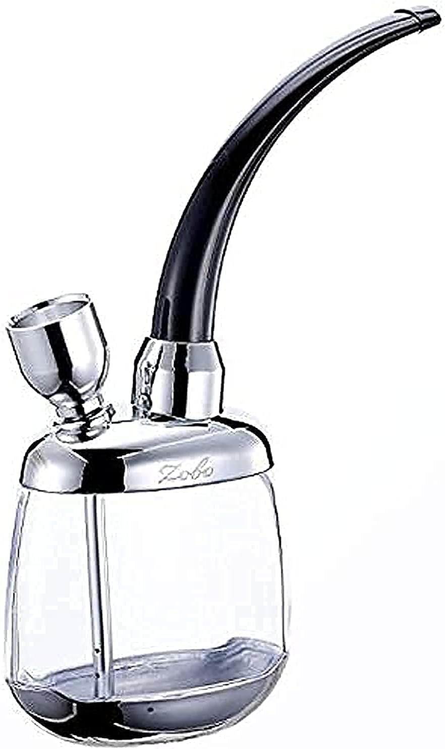 zobo Double Circulation Water Pipe (Silver) – Global Premium | VAPE DOKHA