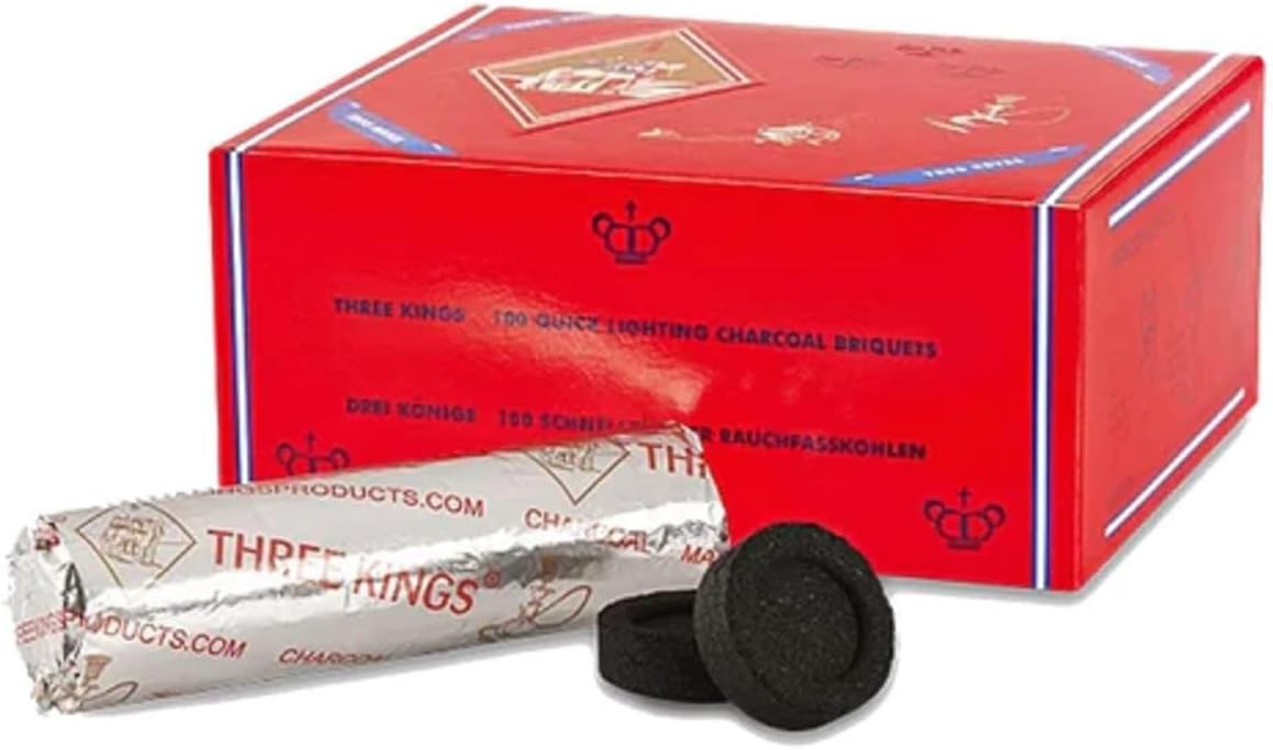Holland Charcoal 100-Pieces – Global Premium | VAPE DOKHA