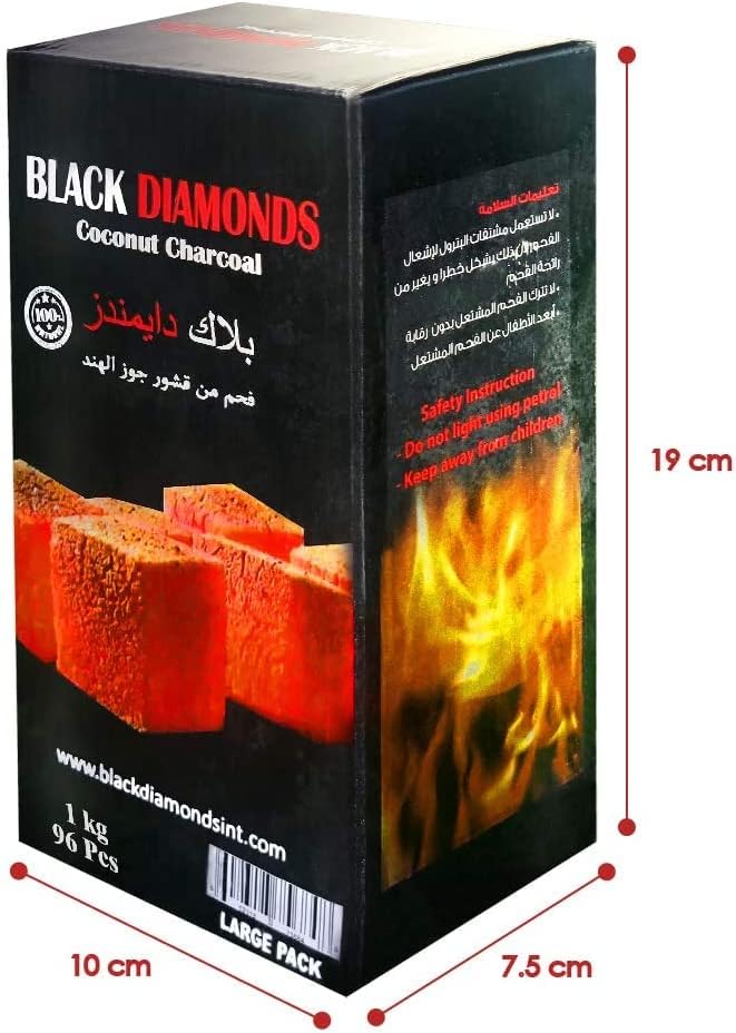 DIAMONDS 1 Kg COCONUT CHARCOAL – Global Premium | VAPE DOKHA