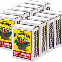 Flower Basket Safety Match Box 100 packets – Global Premium | VAPE DOKHA