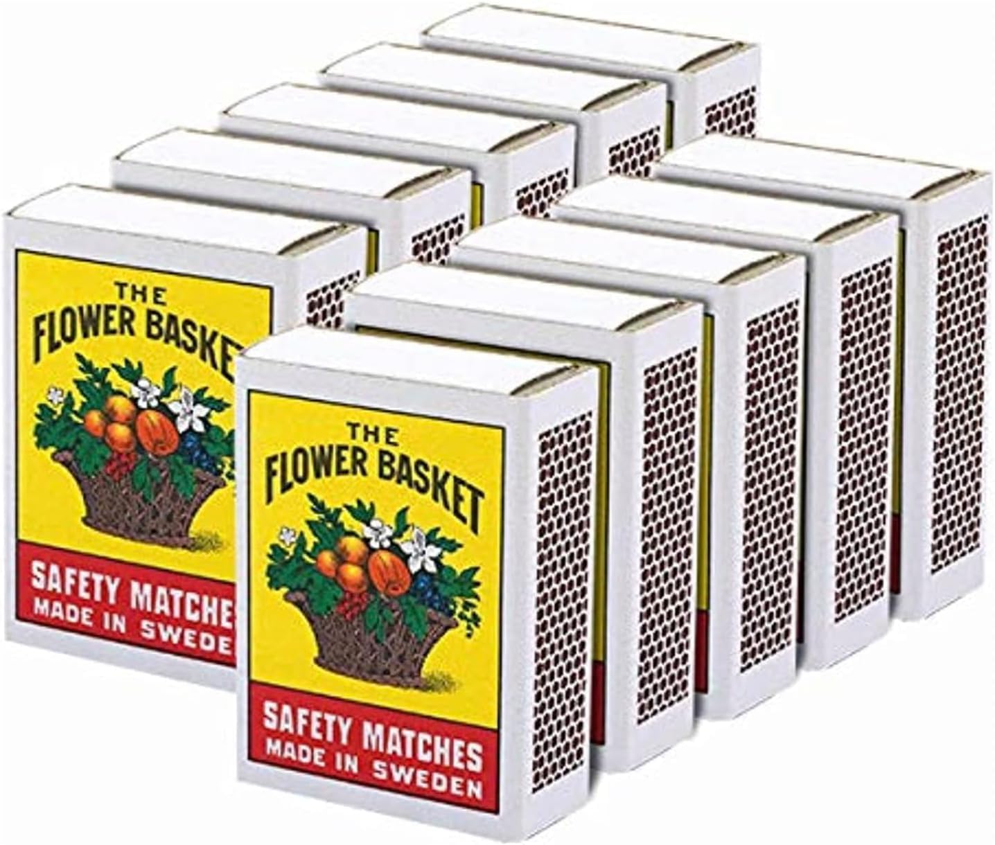 Flower Basket Safety Match Box 100 packets – Global Premium | VAPE DOKHA