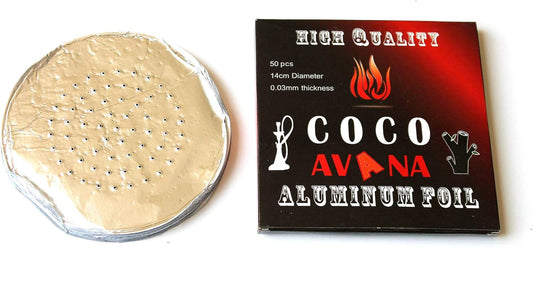 Pierced Hookah Foil 50 Pcs – Global Premium | VAPE DOKHA