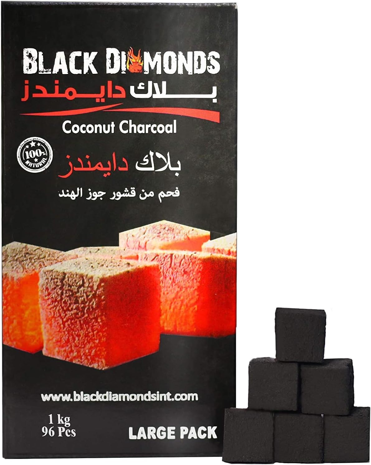 DIAMONDS 1 Kg COCONUT CHARCOAL – Global Premium | VAPE DOKHA