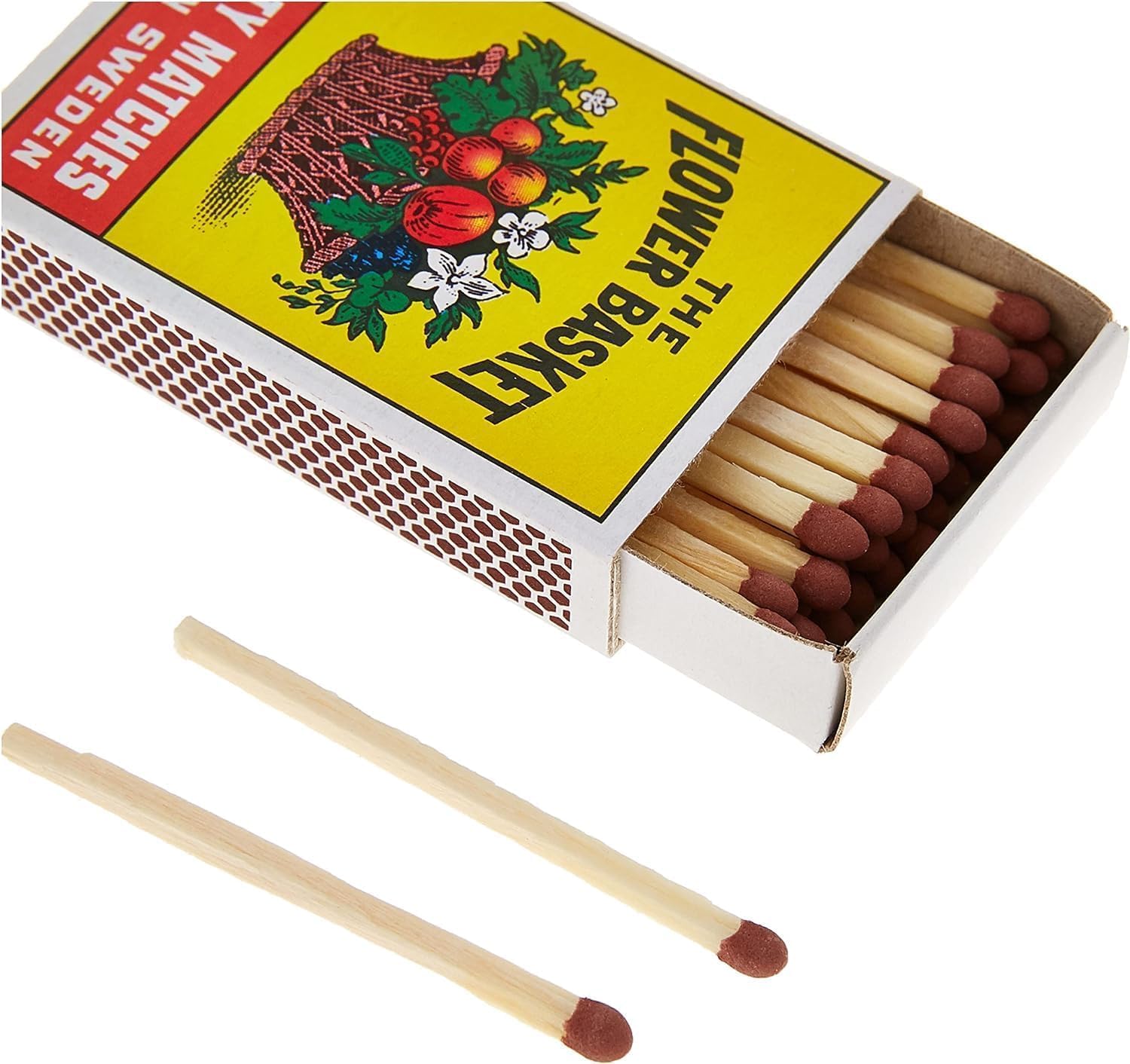 Flower Basket Safety Match Box 100 packets – Global Premium | VAPE DOKHA