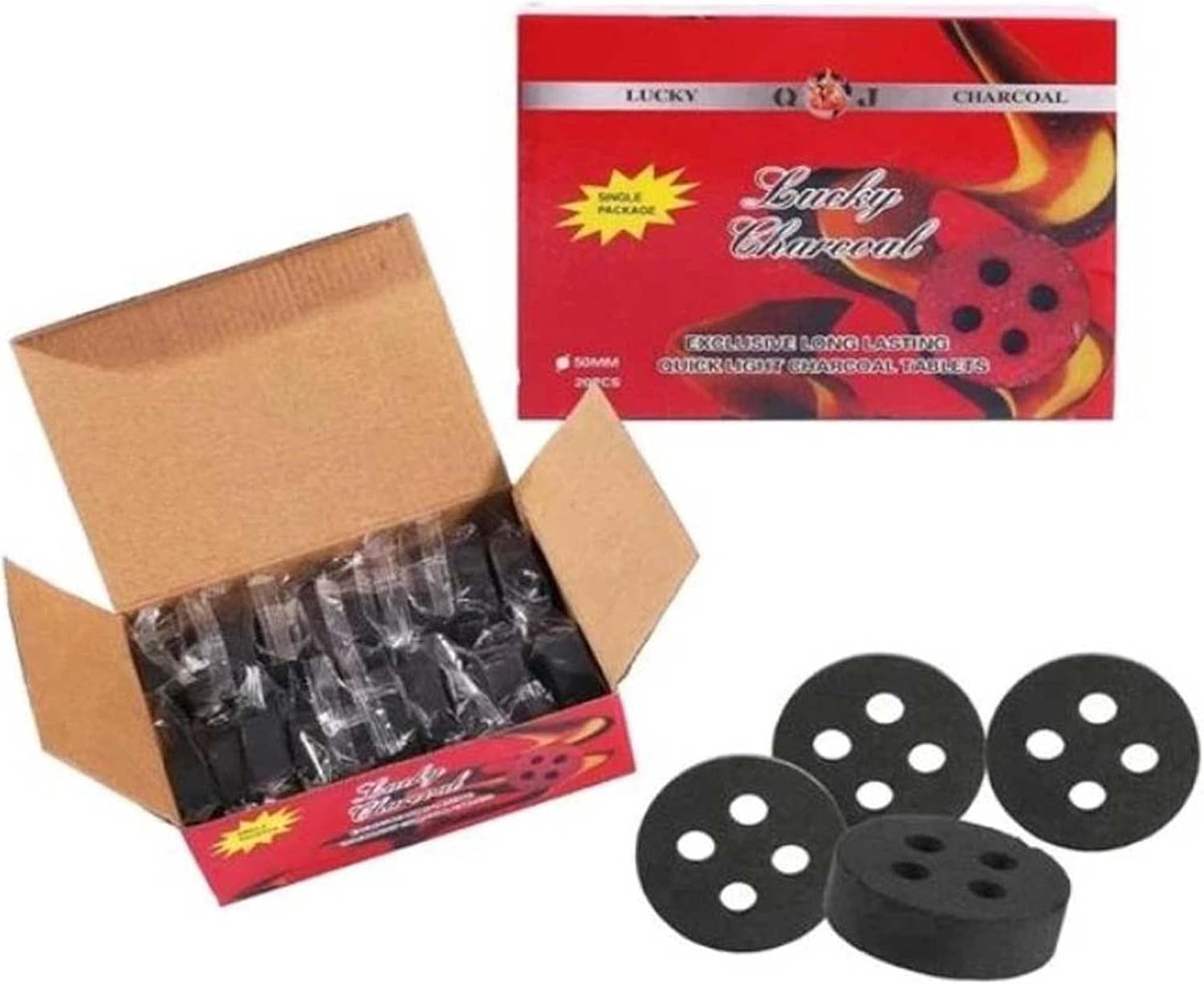 Lucky Bakhoor Charcoal – Global Premium | VAPE DOKHA