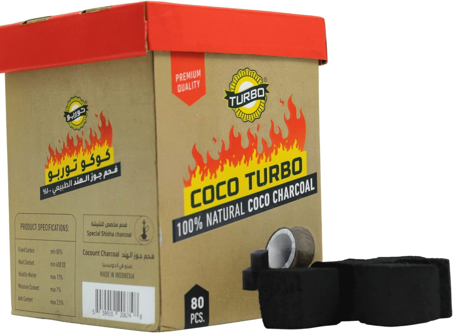 Turbo Coco Charcoal – Global Premium | VAPE DOKHA
