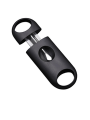 Black ciagr cutteron a white background. Vape dokah