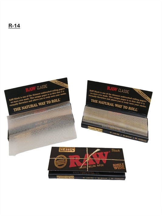 RAW_Black_Classic_Single_Wide_Rolling_Papers_vape_dokha