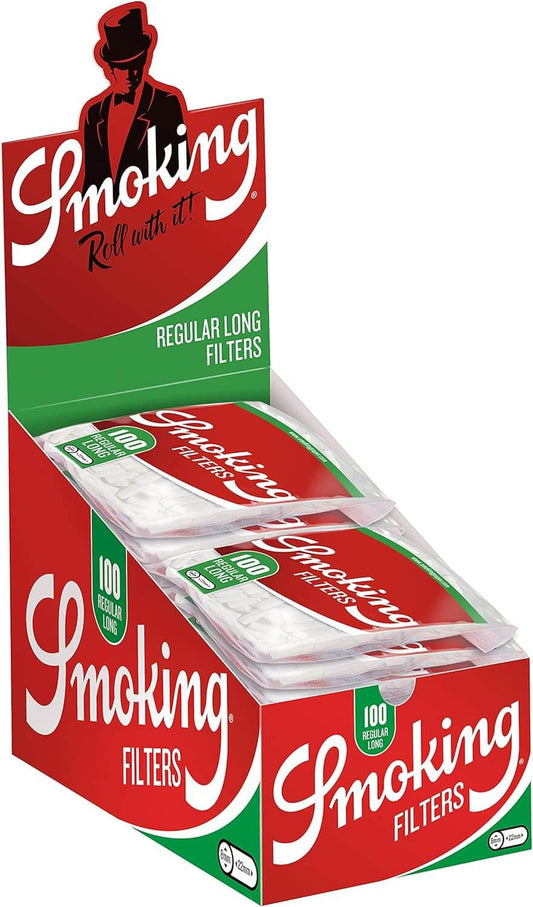 Smoking Classic Filters Regular Long Size - 25 Bags – Global Premium | VAPE DOKHA
