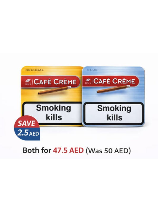 Café Crème Mini Cigars Bundle – Original & Blue