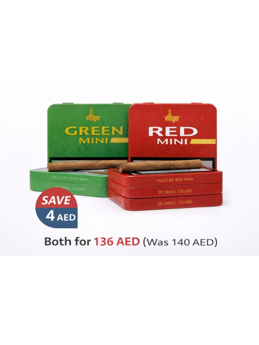 Villiger Mini Cigars Bundle – Green & Red