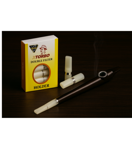 X TORBO Midwakh Original Dokha Smoking Pipe| 7 Double Filters