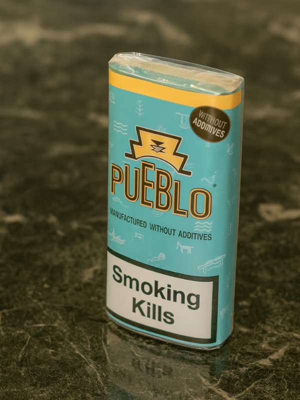 Pueblo Blue – Additive-Free Virginia Rolling Tobacco (Light & Smooth)