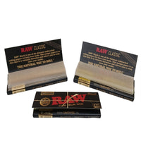 Raw classic black rolling paper 1 1/4