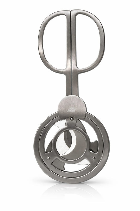 Luxury Scissor Cigar Cutter — Stainless Steel Double Blade