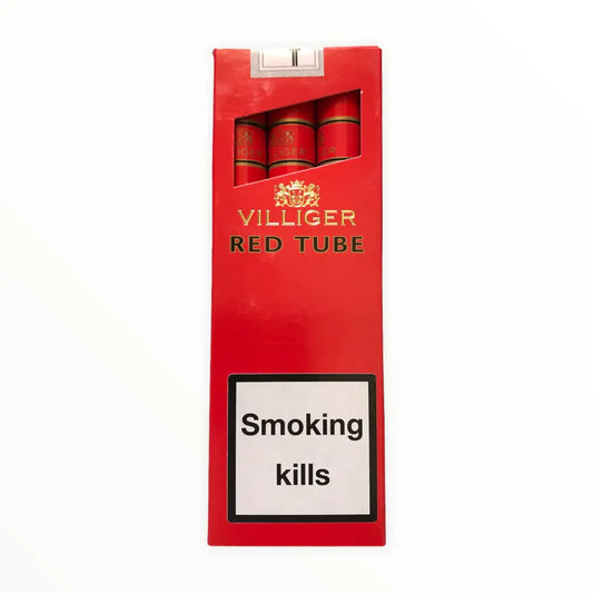 VILLIGER RED TUBE A PACK Of THREE TUBE luxury cigars