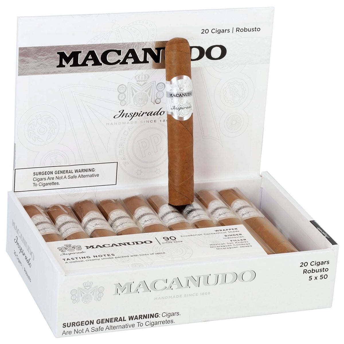 Macanudo Inspirado White Robusto Cigar